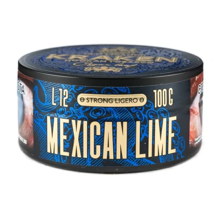 Табак для кальяна Kraken Strong Ligero – Mexican Lime 100 гр.