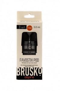 Картридж к электронной системе BRUSKO FAVOSTIX – 3шт. 1.0
