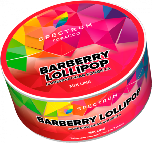 Табак для кальяна Spectrum Mix Line – Barberry Lollipop 25 гр.