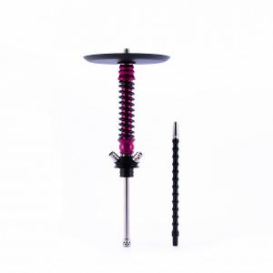 Кальян MAMAY CUSTOMS Coilovers MINI розовый лак – черный (без колбы)