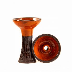 Чашка VINTAGE Blackstone bowl Alien bubble wood оранжевая