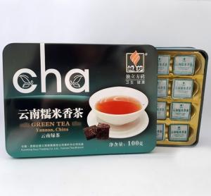 Чай Шен Пуэр с рисовыми листьями в боксе 100гр., 1 шт.