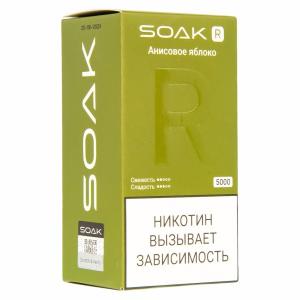 Электронная сигарета SOAK R – Анисовое яблоко 5000 затяжек