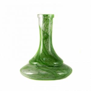 Колба для кальяна Vessel Glass Эллипс крошка зелёный алебастр