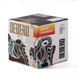 Табак для кальяна Sebero – Banana Strawberry 200 гр.