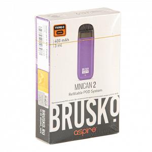 Электронная система BRUSKO Minican 2 – 400 mAh фиолетовый