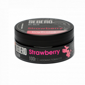 Табак для кальяна Sebero Black – Strawberry 100 гр.