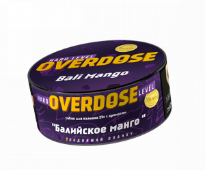 Табак для кальяна Overdose – Bali Mango 25 гр.