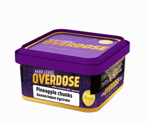 Табак для кальяна Overdose – Pineapple Chunks 200 гр.