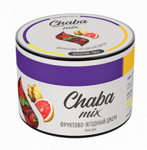 Смесь для кальяна Chaba – Фруктово-ягодный джем Nicotine Free 50 гр.