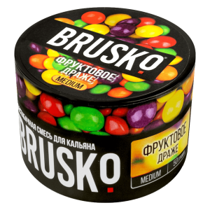 Смесь для кальяна BRUSKO MEDIUM – Фруктовое драже 50 гр.