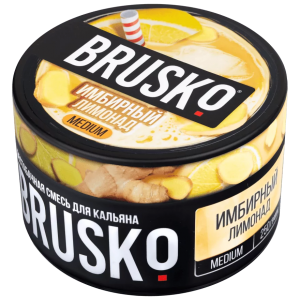 Смесь для кальяна BRUSKO MEDIUM – Имбирный лимонад 250 гр.