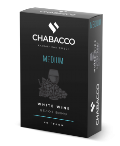Табак для кальяна Chabacco MEDIUM – White wine 50 гр.