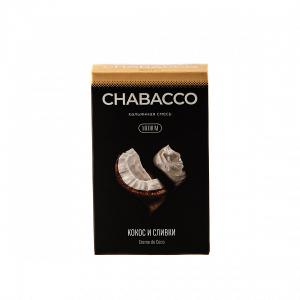 Смесь для кальяна Chabacco Mix MEDIUM – Crème de coco 50 гр.