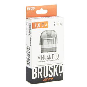 Картридж к электронной системе BRUSKO Minican – прозрачный 2шт. 08