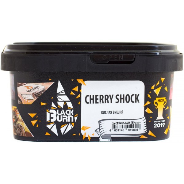 Табак для кальяна Black Burn – Cherry Shock 200 гр.