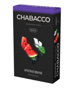 Смесь для кальяна Chabacco MEDIUM – Watermelon gum 50 гр.