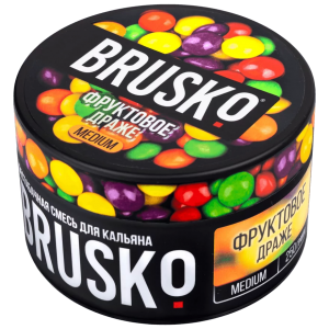 Смесь для кальяна BRUSKO MEDIUM – Фруктовое драже 250 гр.