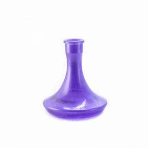 Колба для кальяна Vessel Glass Крафт со швом фиолетовый металлик
