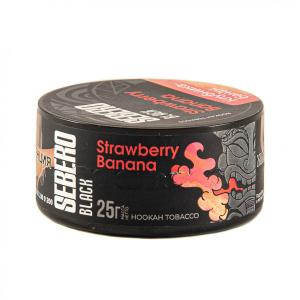 Табак для кальяна Sebero Black – Strawberry Banana 25 гр.