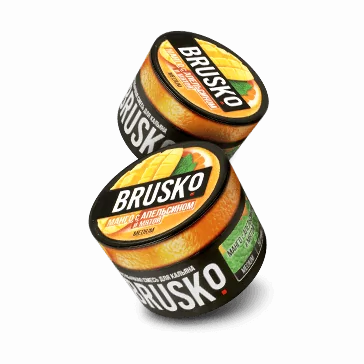 Смесь для кальяна BRUSKO MEDIUM – Манго с апельсином и мятой 250 гр.