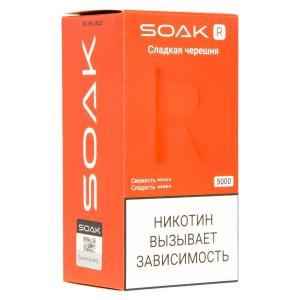 Электронная сигарета SOAK R – Сладкая черешня 5000 затяжек