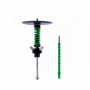 Кальян MAMAY CUSTOMS Coilover Micro чёрно-зелёный (без колбы)