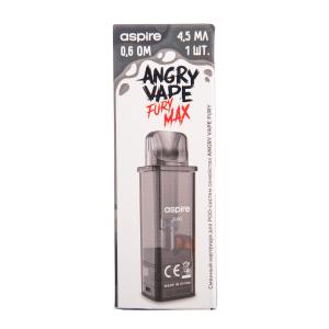 Картридж к электронной системе BRUSKO Angry VapeFury Max чёрный 4.5 мл 0.6 Ом 1шт