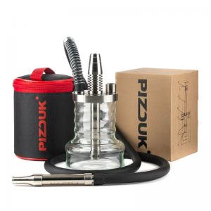 Кальян Pizduk Hookah (black-bag) прозрачная колба