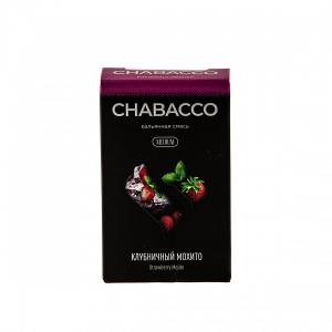 Смесь для кальяна Chabacco Mix MEDIUM – Strawberry mojito 50 гр.