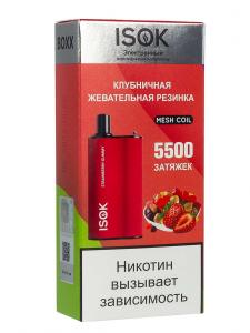 Электронная сигарета ISOK BOXX – Клубничная Жевательная Резинка 5500 затяжек