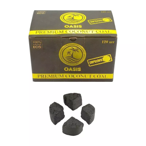 Уголь для кальяна Oasis Kaloud edition – кокосовый 96 шт (25 мм)