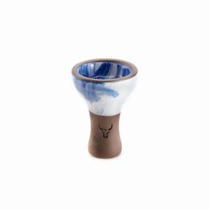 Чашка Toro Инфинити Мрамор синий/белый каменная