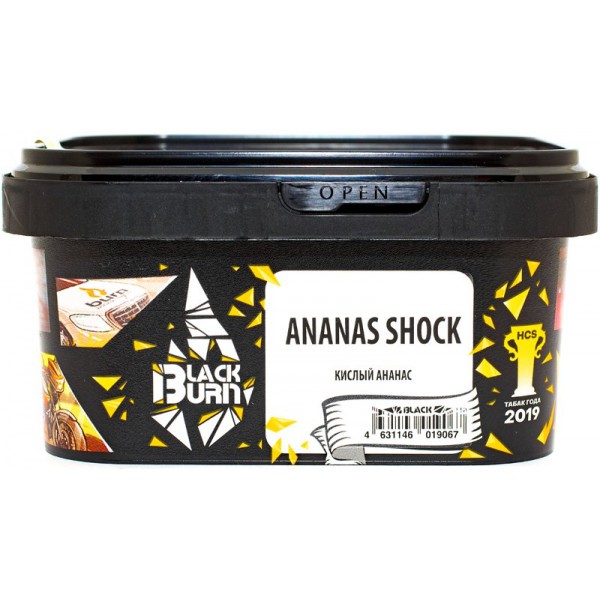 Табак для кальяна Black Burn – Ananas Shock 200 гр.