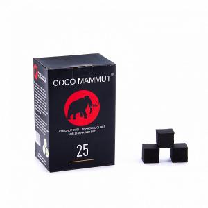 Уголь для кальяна COCO MAMMUT – кокосовый 72 шт (25 мм)