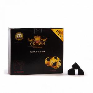 Уголь для кальяна Crown – кокосовый 72 шт (22 мм)
