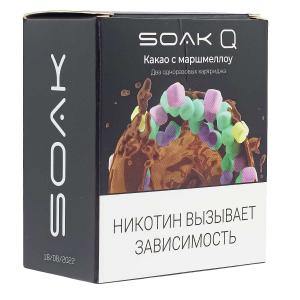 Картридж SOAK Q – Какао с маршмеллоу 1500 затяжек 2шт