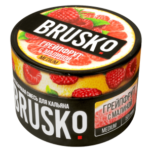 Смесь для кальяна BRUSKO MEDIUM – Грейпфрут с малиной 50 гр.