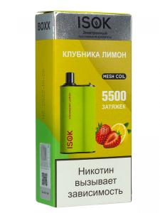 Электронная сигарета ISOK BOXX – Клубника Лимон 5500 затяжек