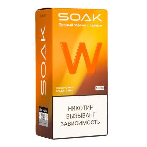 Электронная сигарета SOAK W – Пряный персик с лаймом 10000 затяжек