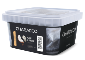 Табак для кальяна Chabacco MEDIUM – Creme de coco 200 гр.