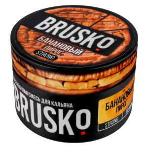 Смесь для кальяна BRUSKO STRONG – Банановый пирог 50 гр.