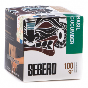 Табак для кальяна Sebero – Basil-Cucumber 100 гр.