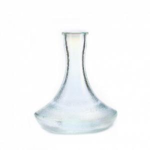 Колба для кальяна Vessel Glass Крафт со швом прозрачный лёд перламутр