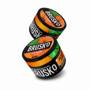 Смесь для кальяна BRUSKO MEDIUM – Апельсин с мятой 250 гр.