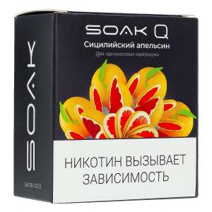 Картридж SOAK Q – Сицилийский апельсин 1500 затяжек 2шт