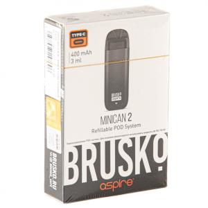 Электронная система BRUSKO Minican 2 – 400 mAh черно-серый градиент