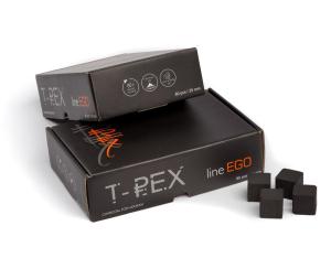 Уголь для кальяна T-REX EGO FULL – кокосовый 80 шт (25 мм)