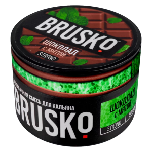 Смесь для кальяна BRUSKO STRONG – Шоколад с мятой 50 гр.