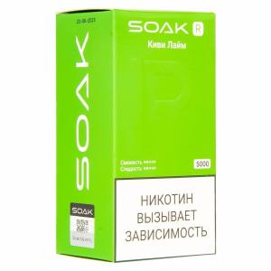 Электронная сигарета SOAK R – Киви лайм 5000 затяжек